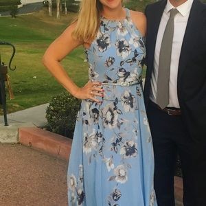 Floral floor length gown size 10